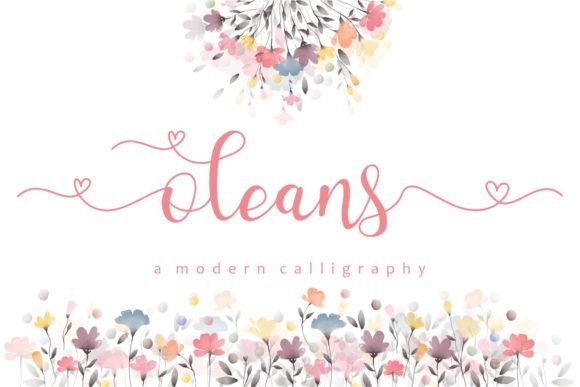 Oleans Font - Featured Image