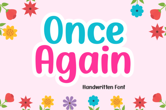 Once Again Font - Featured Image