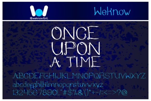 Once Upon a Time Font - Featured Image