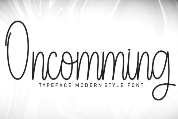 Oncomming Font - Featured Image