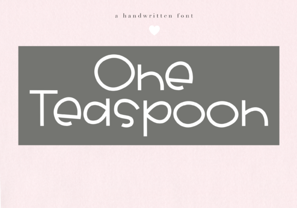One Teaspoon Font - Featured Image