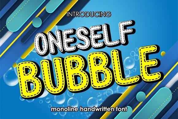 Oneself Bubble Font - Featured Image