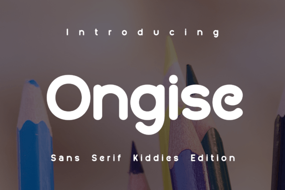 Ongise Monde Font - Featured Image