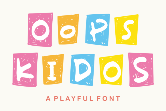 Oops Kidos Font - Featured Image