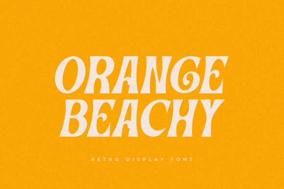 Orange Beachy Font - Featured Image