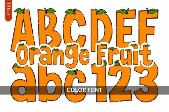 Orange Fruit Font - Featured Image