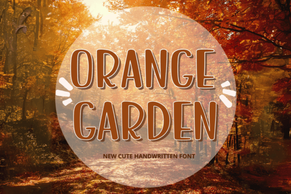 Orange Garden Font - Featured Image