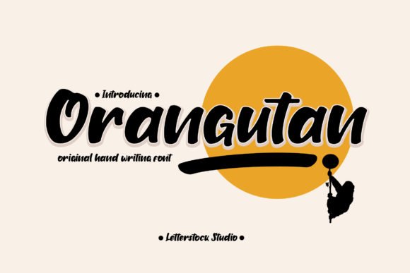 Orangutan Font - Featured Image