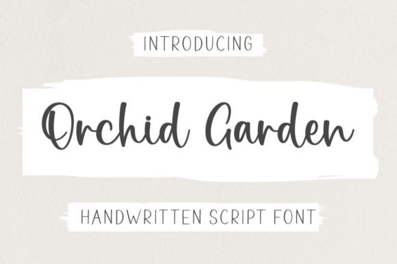 Orchid Garden Font - Featured Image