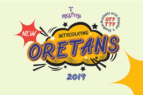 Oretans Font - Featured Image