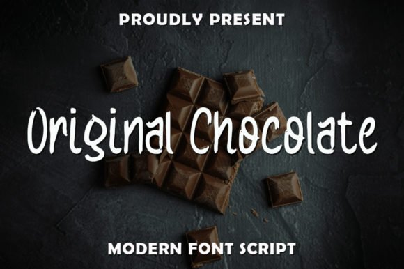 Original Chocolate Font - Featured Image