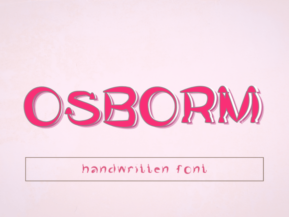 Osborm Font - Featured Image