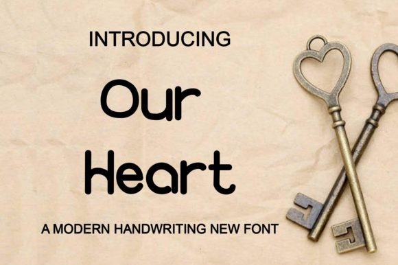 Our Heart Font - Featured Image