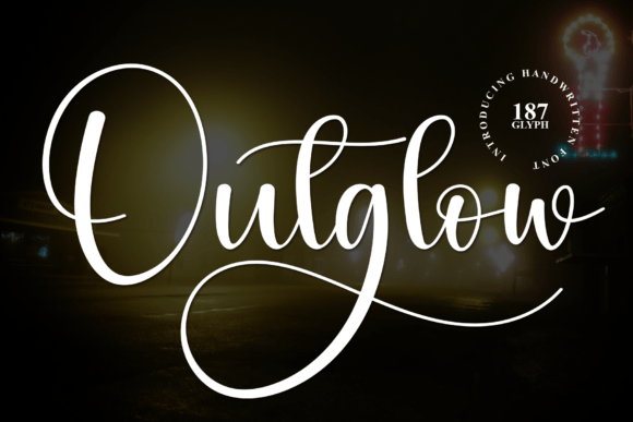 Outglow Font - Featured Image