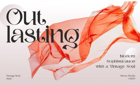 Outlasting Font - Featured Image