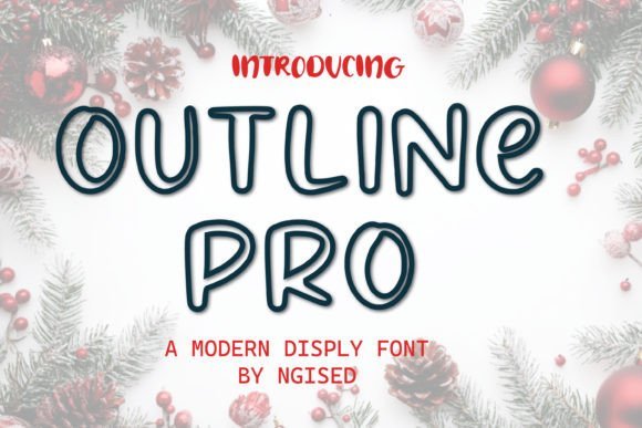 Outline Pro Font - Featured Image