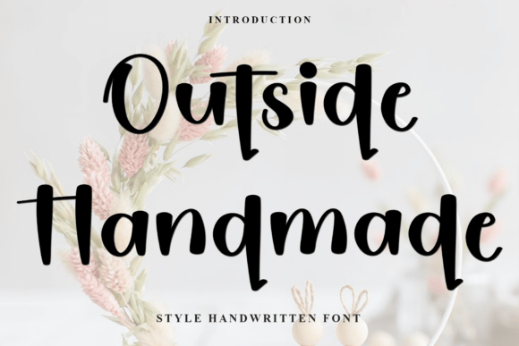 Outside Handmade Font - Featured Image