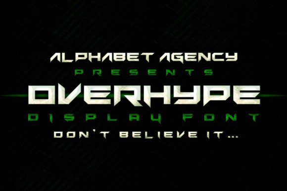 Overhype Font - Featured Image