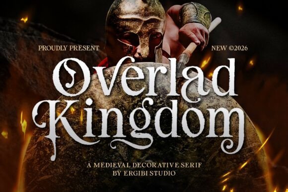 Overlad Kingdom Font - Featured Image