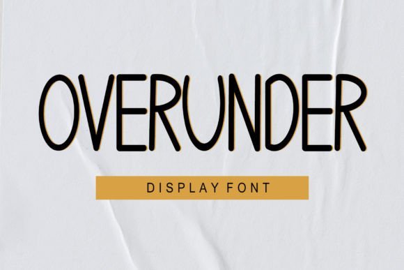 Overunder Font - Featured Image