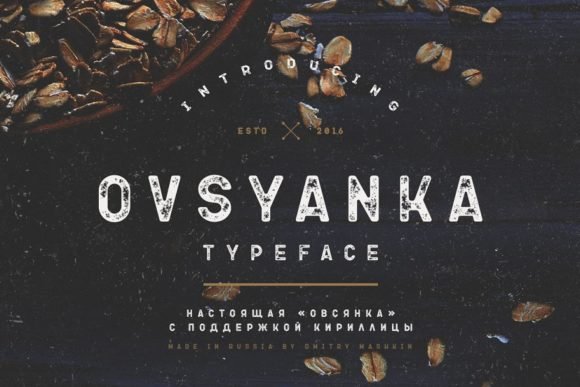 Ovsyanka Font - Featured Image
