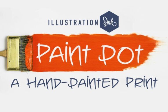 Paint Pot Font - Featured Image