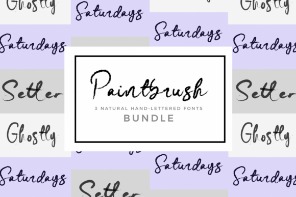 Paintbrush Bundle Font - Featured Image