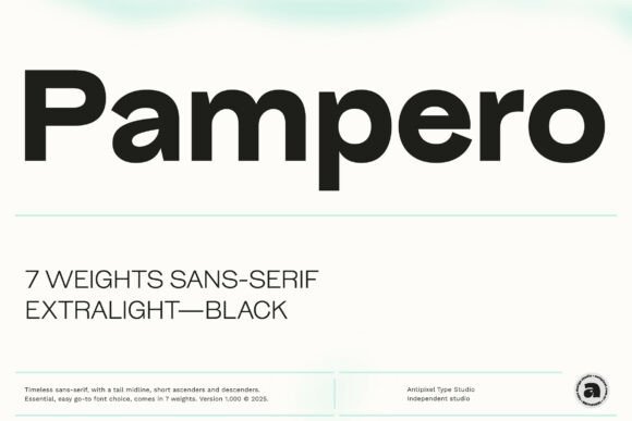 Pampero Font - Featured Image