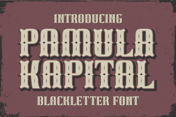 Pamula Kapital Font - Featured Image