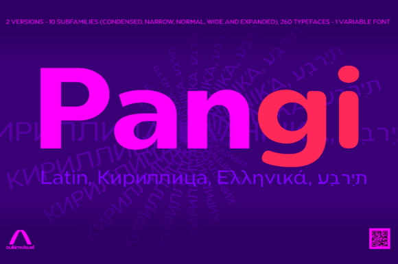 Pangiwide Regular Font - Featured Image