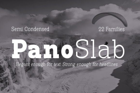 Pano Slab Semi Condensed Font - Featured Image