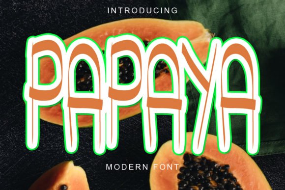 Papaya Font - Featured Image