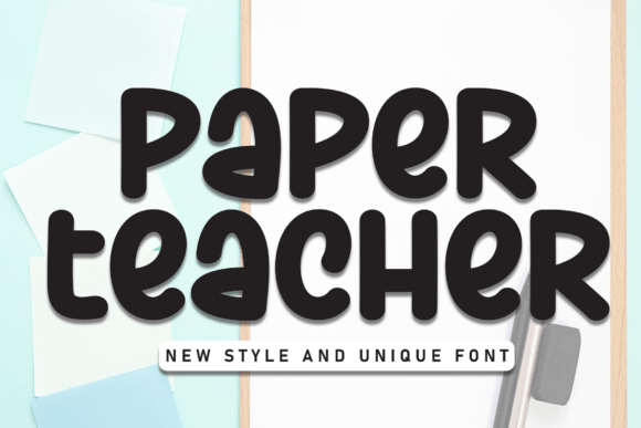 Paper Teacher Font - Featured Image