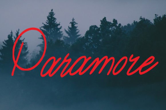 Paramore Font - Featured Image