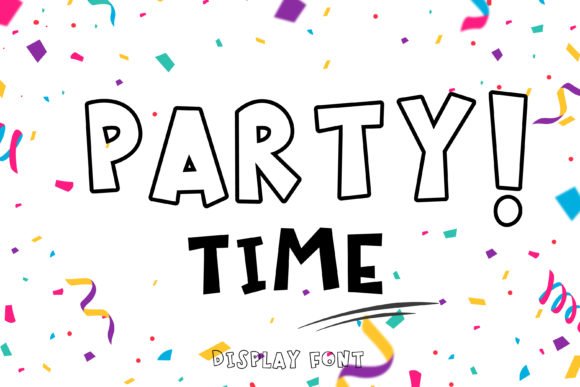 Party Time Font - Featured Image