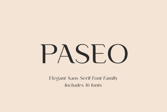 Paseo Font - Featured Image