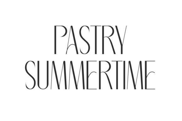 Pastry Summertime Font - Featured Image