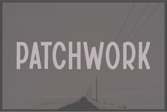 Patchwork Font - Featured Image