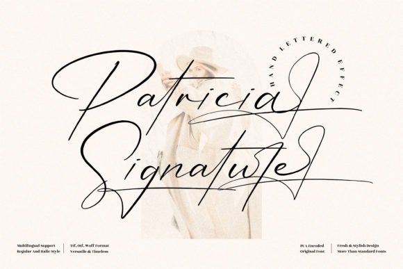 Patricia Signature Font - Featured Image