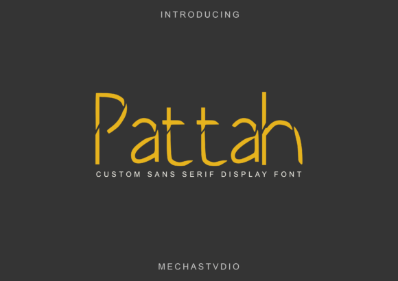 Pattah Font - Featured Image