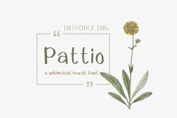 Pattio Font - Featured Image