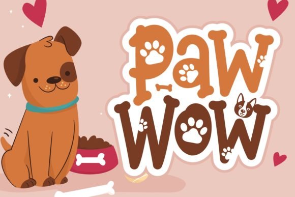 Paw Wow Font - Featured Image