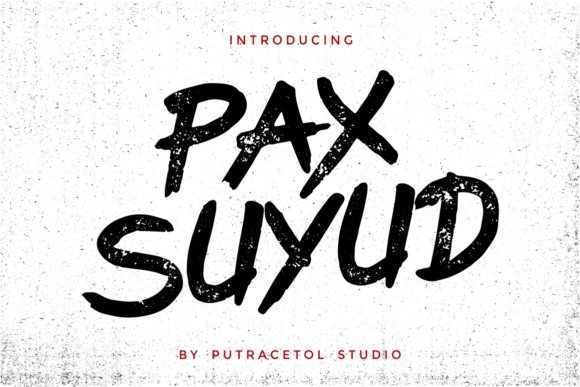 Pax Suyud Font - Featured Image