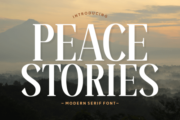 Peace Stories Font - Featured Image