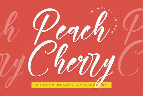 Peach Cherry Font - Featured Image
