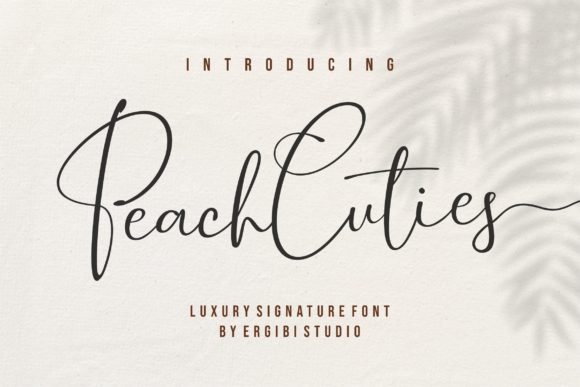 Peach Cuties Font - Featured Image