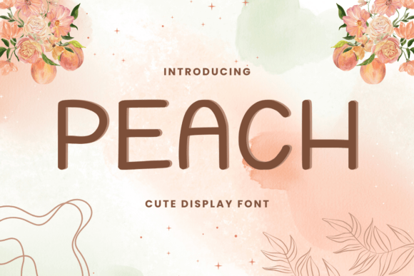 Peach Font - Featured Image