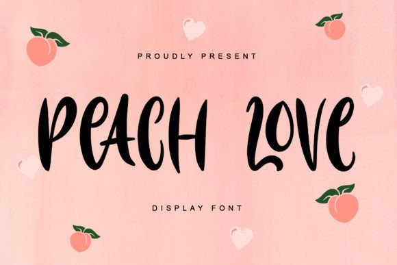 Peach Love Font - Featured Image