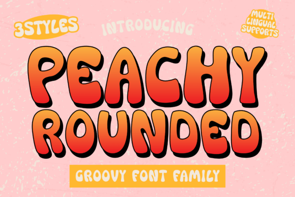 Peachy Rounded Font - Featured Image