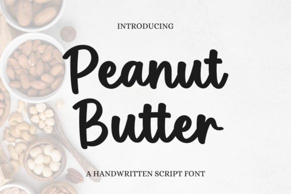 Peanut Butter Font - Featured Image